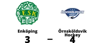 Förlust för Enköping mot Örnsköldsvik Hockey med 3-4