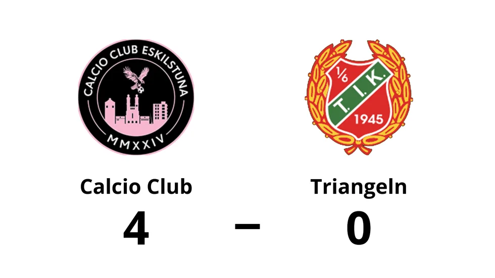 Calcio Club Eskilstuna vann mot Triangelns IK