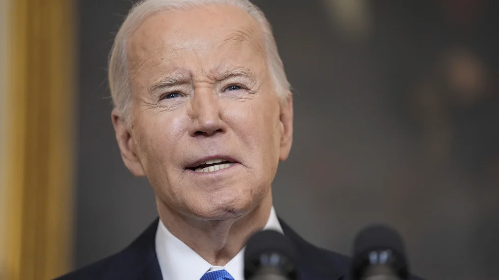 President Joe Biden har skrivit under en presidentorder som skyddar palestinier från utvisning från USA. Arkivbild.
