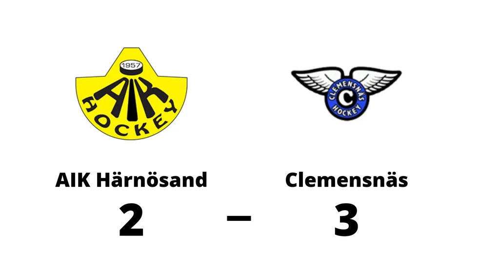 AIK-Hockey Härnösand förlorade mot Clemensnäs HC