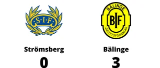 Förlust på hemmaplan för Strömsberg mot Bälinge