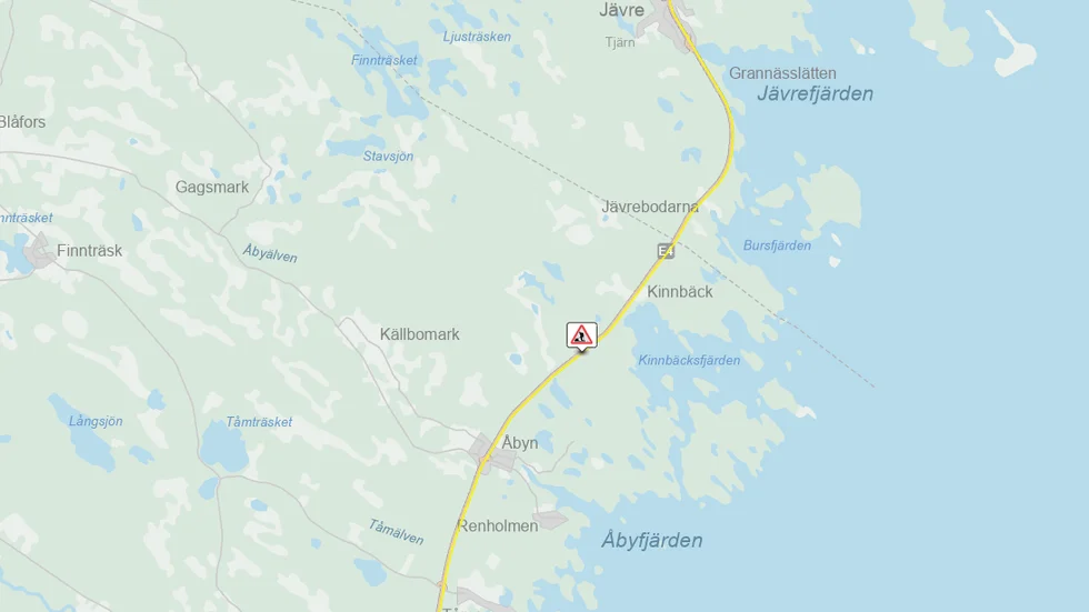 Här är delen av mitträcket som ska repareras.
