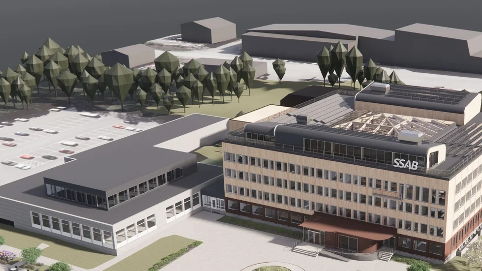 SSAB lägger ner 160 miljoner kronor på ombyggnaden och renoveringen av sitt stora kontor i Oxelösund.