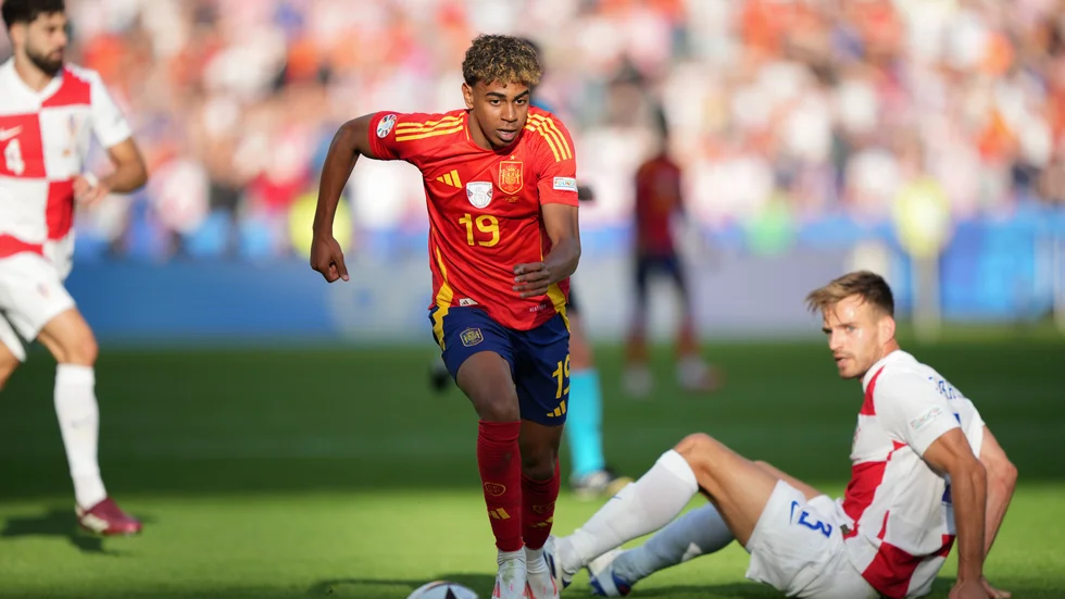 16-årige Lamine Yamal imponerade i sin EM-debut.