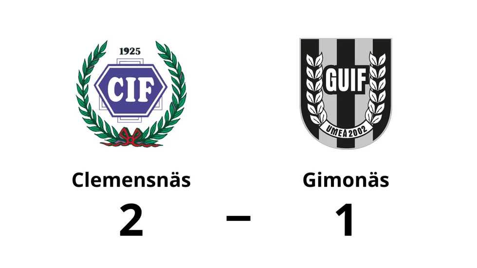 Clemensnäs IF vann mot Gimonäs Umeå IF