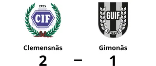 Clemensnäs avgjorde mot Gimonäs efter paus