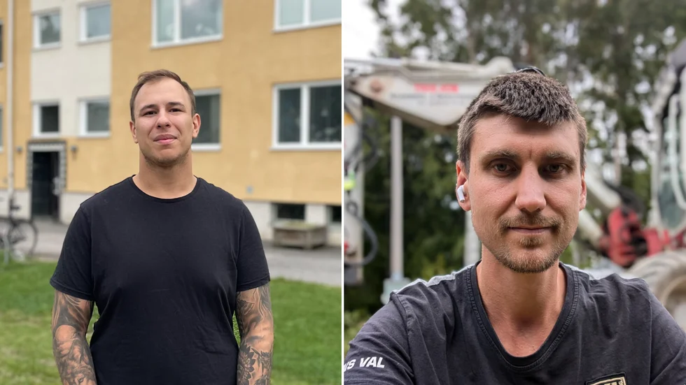 Jimmy Eriksson och Jerry Bäck gav sig in i huset på Kapellvägen där det brann, för att varna boende.