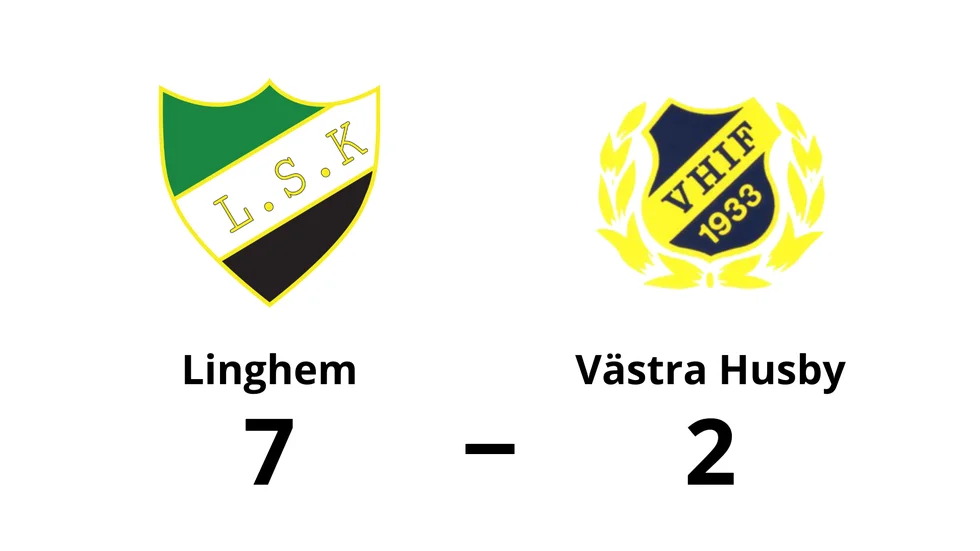 Linghems SK vann mot Västra Husby IF
