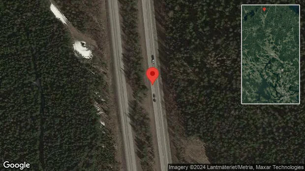 Stopp på grund av brinnande fordon på E4