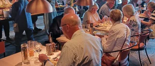 Trevlig avslutningslunch med sillbuffé