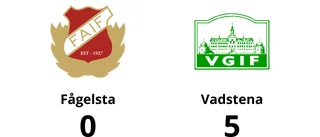 Vadstena tog klar seger mot Fågelsta