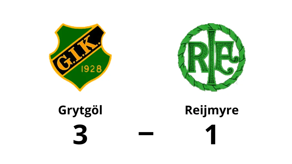 Grytgöls IK vann mot Reijmyre IF