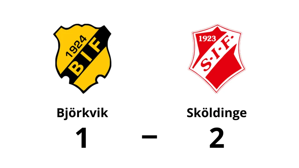 Björkviks IF förlorade mot Sköldinge IF