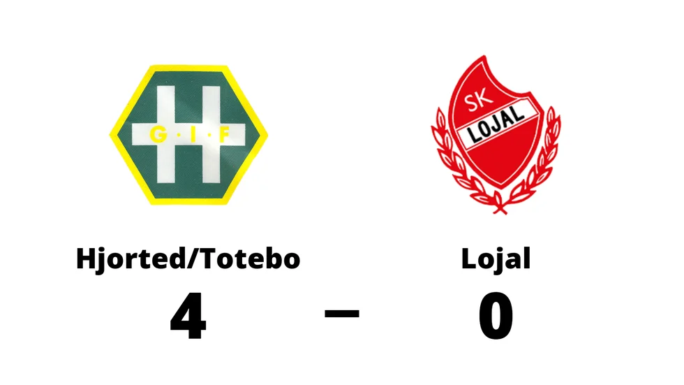 Hjorted/Totebo vann mot SK Lojal