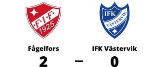 Förlust på bortaplan för IFK Västervik mot Fågelfors