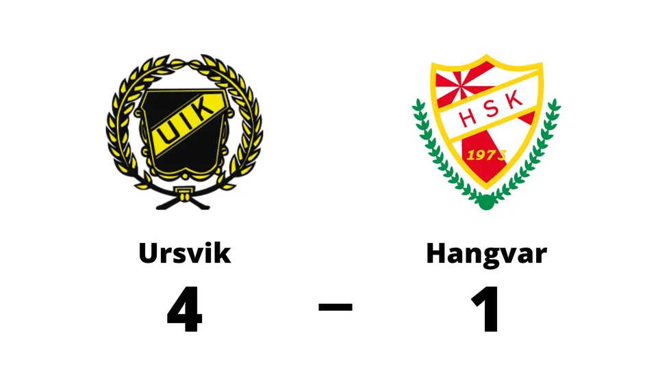 Ursvik IK vann mot Hangvar SK