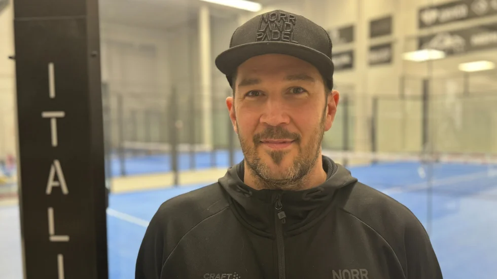 Norran träffade Jimmie Ericsson under onsdagen, på jobbet i padelhallen på Söder. 