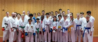 Karate-kids och äldre fick träna med storstjärnan