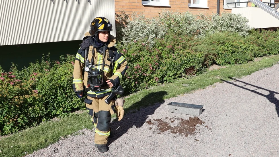 Räddningstjänsten fick rycka ut på torsdagen.