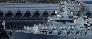 Ryska krigsfartyg lägger till i Medelhavshamn