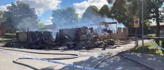 Storbrand i matbutik – misstänks vara anlagd