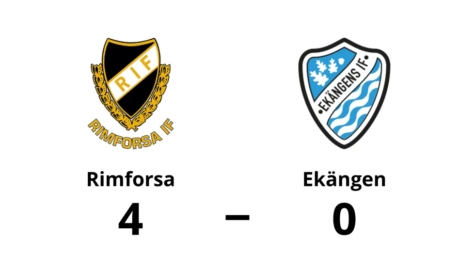 Rimforsa vann mot Ekängens IF