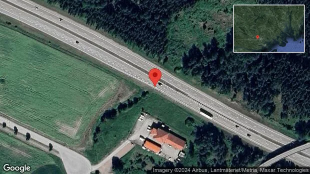 Stopp på E4 på grund av trafikolycka med flera personbilar