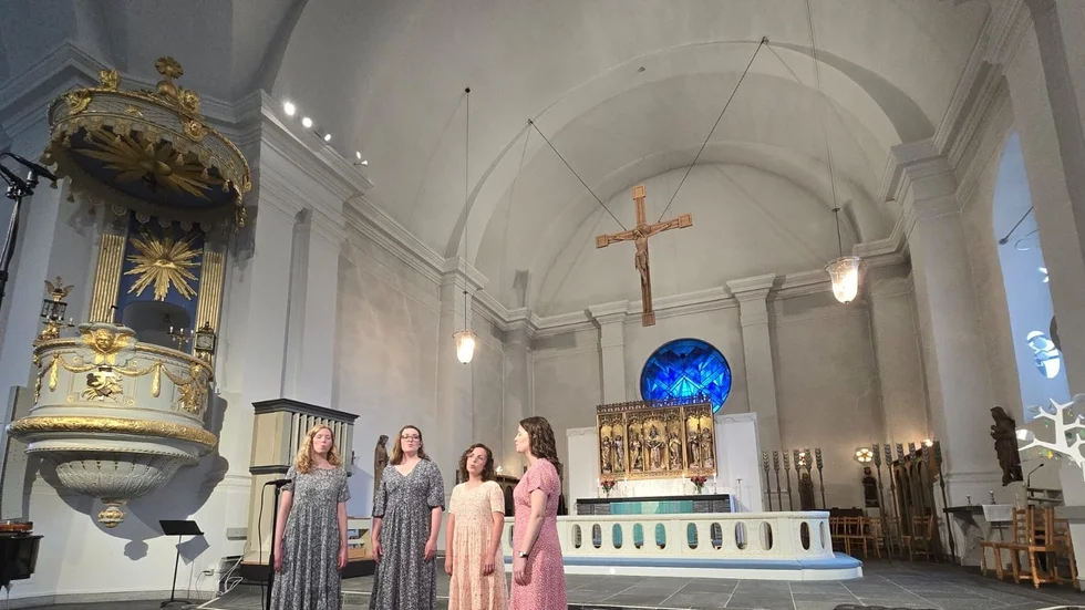 Vokalgruppen Vidda består av Hanna Cronholm, Amanda Liljestrand, Lovisa Wangby och Sanna Lundberg.  