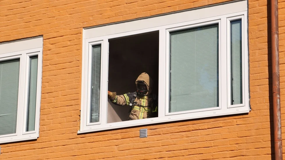 Under söndagseftermiddagen brann det i en lägenhet i Gränby.