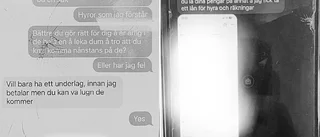 Parets utpressningsförsök mot exet: "Ska ta min tabbe och skjuta"
