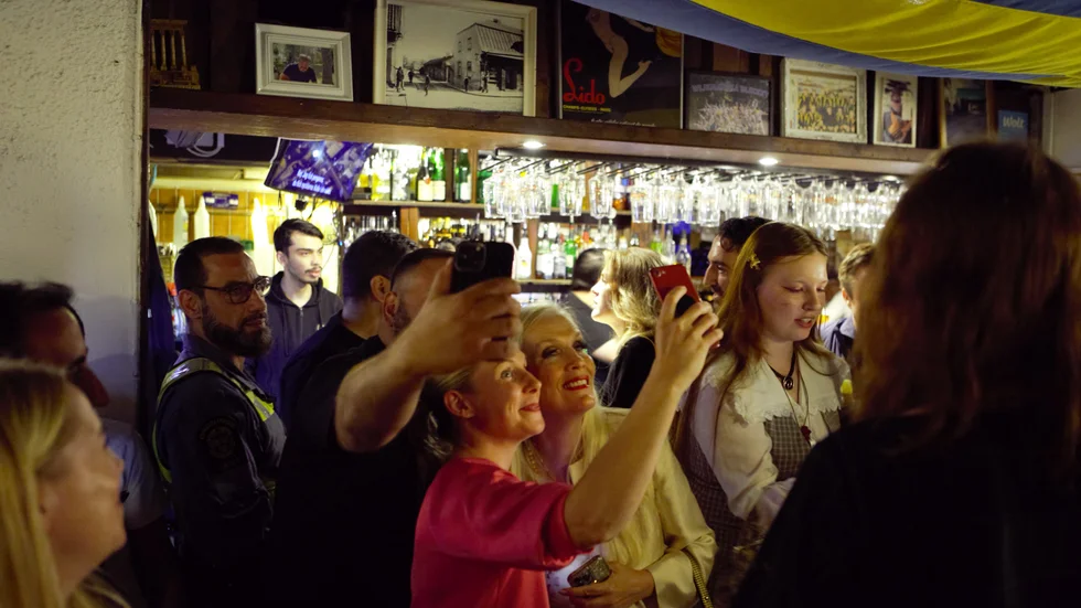 Gunilla Persson har tidigare träffat fans på Palermo.

