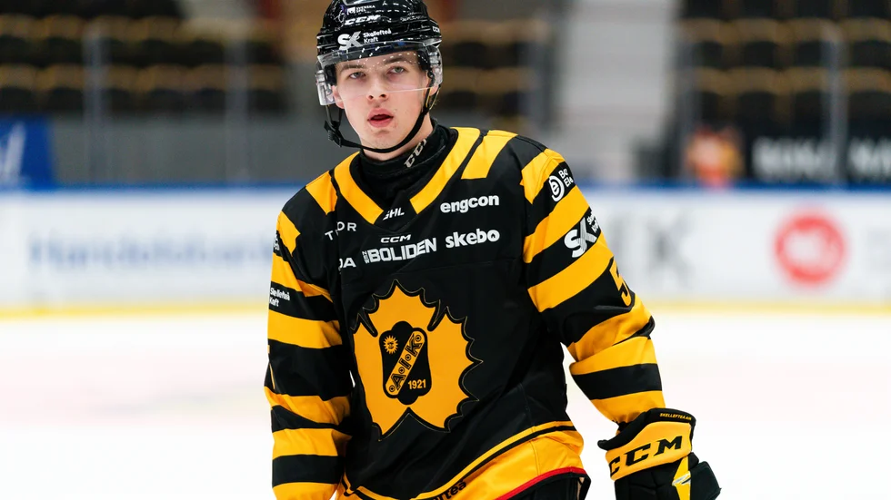 Fred Nilsson fick chansen i elva SHL-matcher för Skellefteå AIK säsongen 2021/2022. Nu, efter en säsong i hockeyallsvenskan, är backen klar för provspel i Leksand.