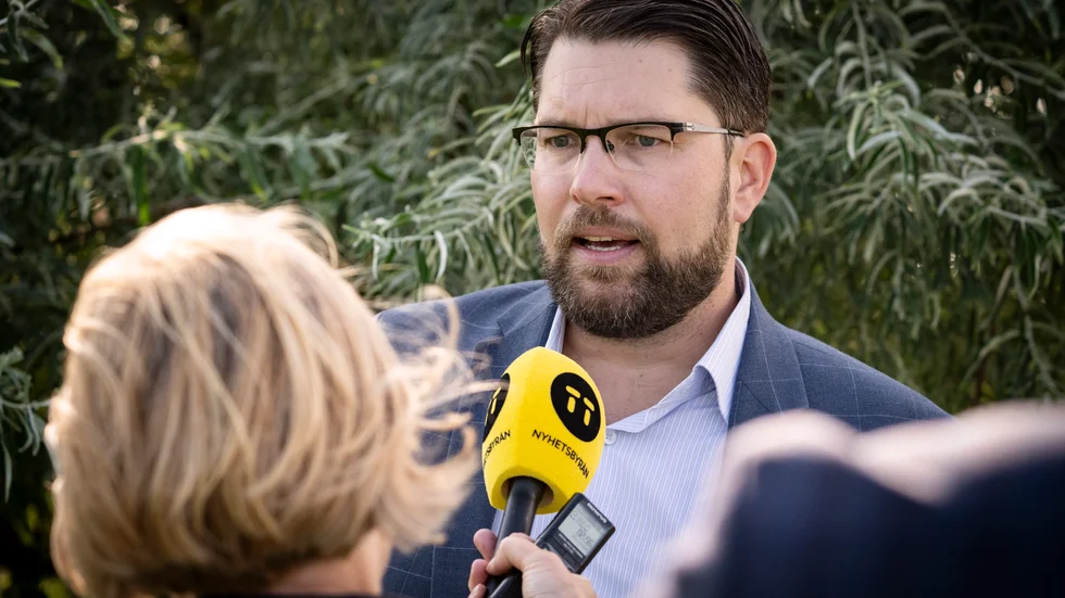 Sverigedemokraternas partiledare Jimmie Åkesson kommer aldrig att sätta sin fot på en Nobelfest, skriver han på Facebook. Arkivbild.
