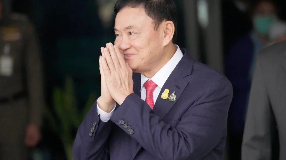 Thailands före detta premiärminister Thaksin Shinawatra.