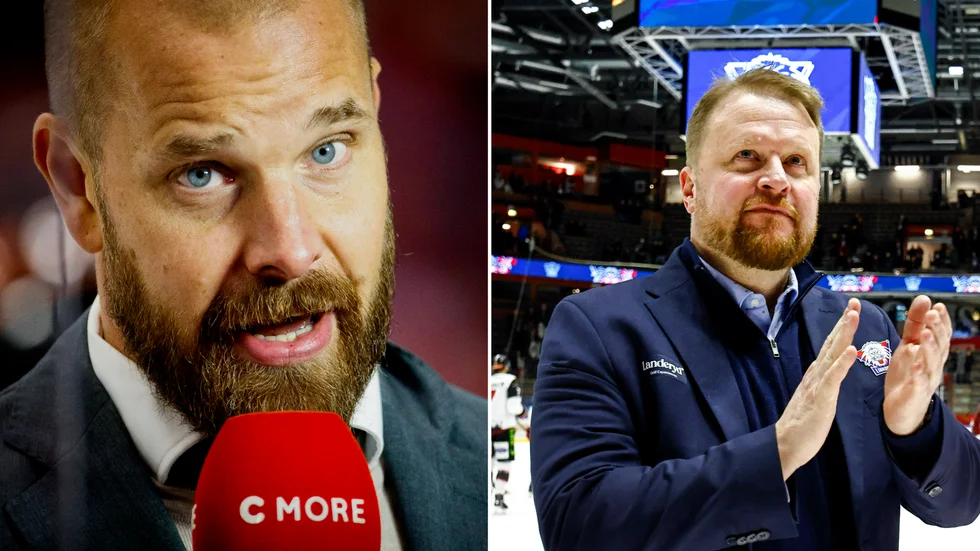 Sanny Lindström hyllar Klas Östman och dennes LHC-lag.