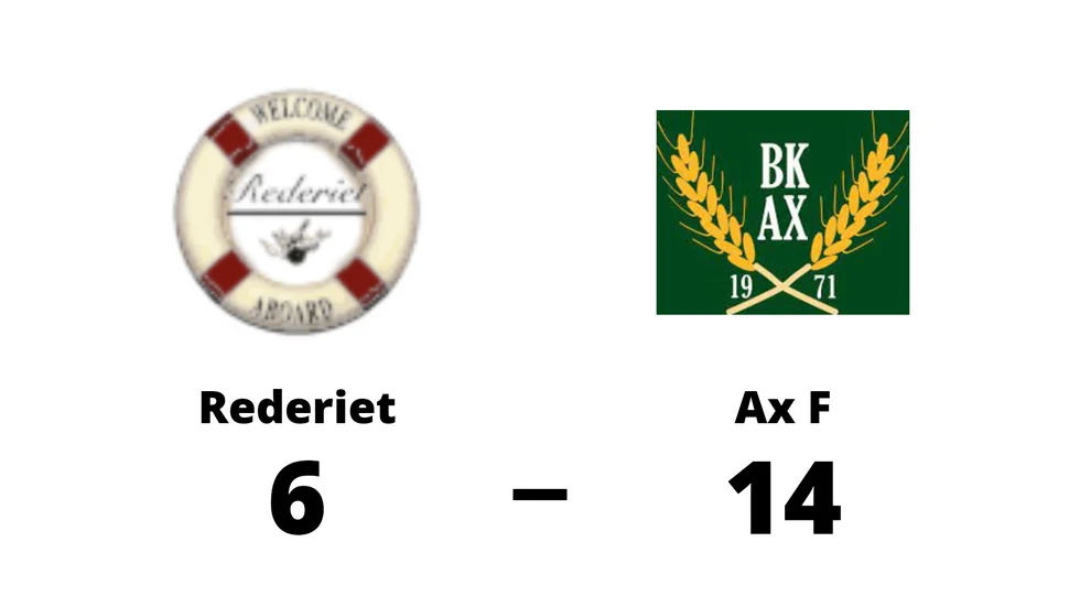 Rederiet IK förlorade mot BK Ax F