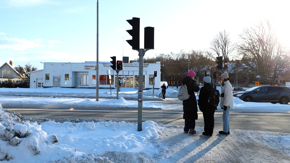Här, vid Malmslättsvägen i Linköping, har livsmedelsjätten Ica köpt en tomt.