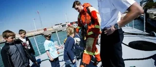 Marinen visade upp sig i Visby