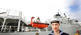 Carlskrona på väg mot Afrika