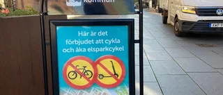 Öppna upp för cyklister på "gågatan"
