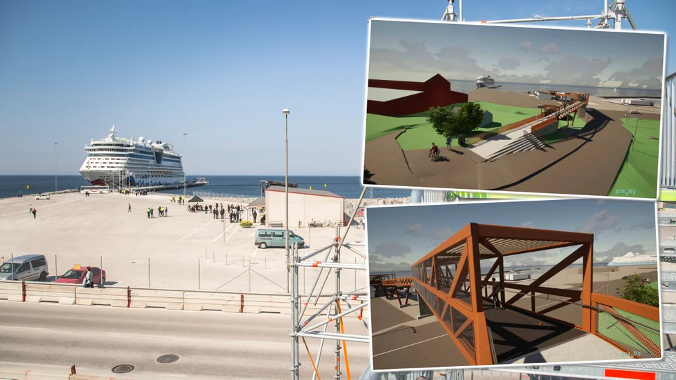 Region Gotland har tagit fram en plan för hur den nya kryssningsbron kan utsmyckas.
