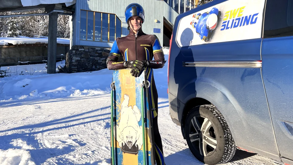 Det har redan blivit några vändor till Lillehammer för Anton Bergström som siktar mot OS.