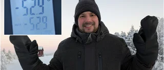 NYA REKORDET: Termometrarna visar minus 53 grader (!)
