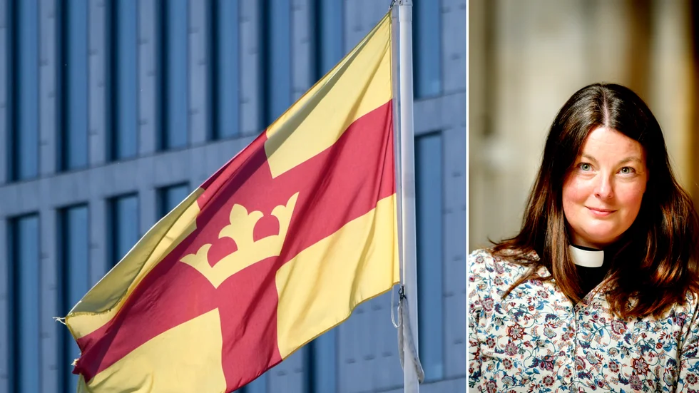 Kyrkoherden Matilda Helg menar att Svenska kyrkan i Uppsala klarat sig lindrigt undan cyberattacken – med en ouppdaterad hemsida till trots.