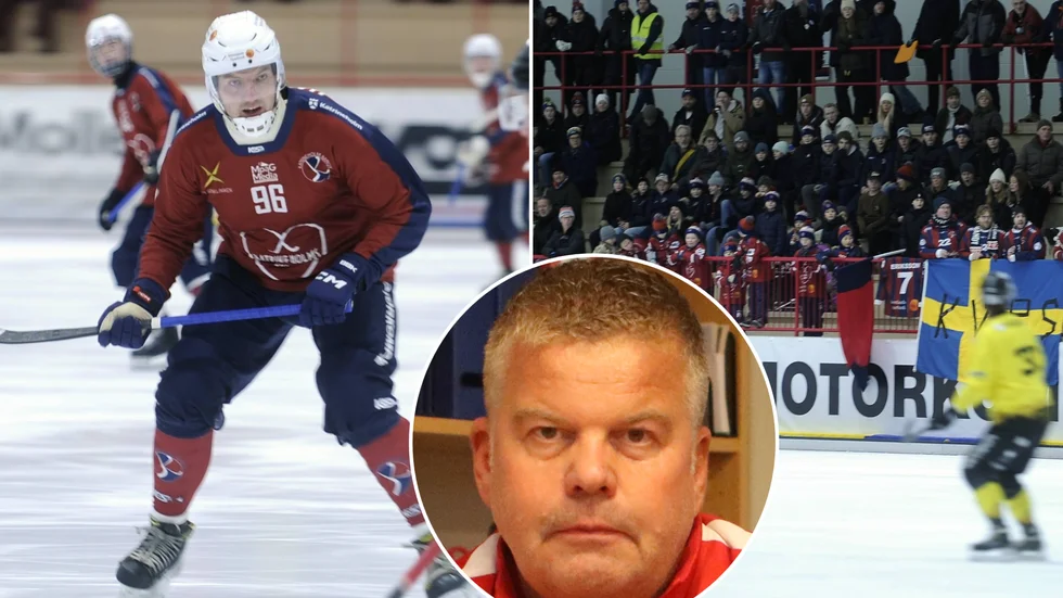 Klubchefen Micael Eriksson är orolig för helgens drabbning mot Borlänge Bandy.