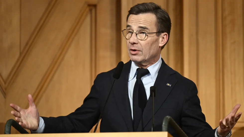 Statsminister Ulf Kristersson (M). Arkivbild.