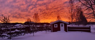 Dagens läsarbild: Färgsprakande himmel i Hortlax