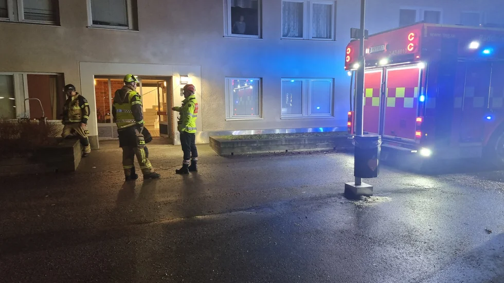 På söndagskvällen utbröt en brand i ett kök i Navestad.