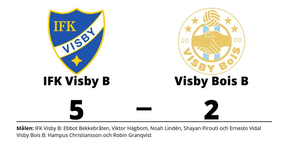 IFK Visby B vann mot Visby BoIS B