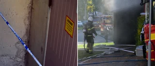 Efter misstänkta mordbranden – man vårdas med allvarliga skador